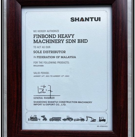 Award Shantui SoleDistributor 2023 2